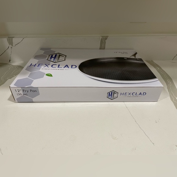 New/HEXCLAD  Hybrid Fry Pan, 12" Cookware (Gordon Ramsay) - Picture 2 of 5